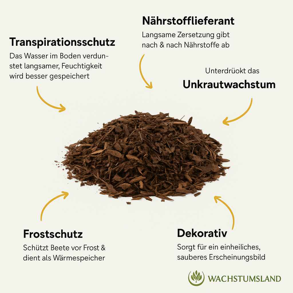 Rindenmulch fein 10–20 mm Fichte/Tanne