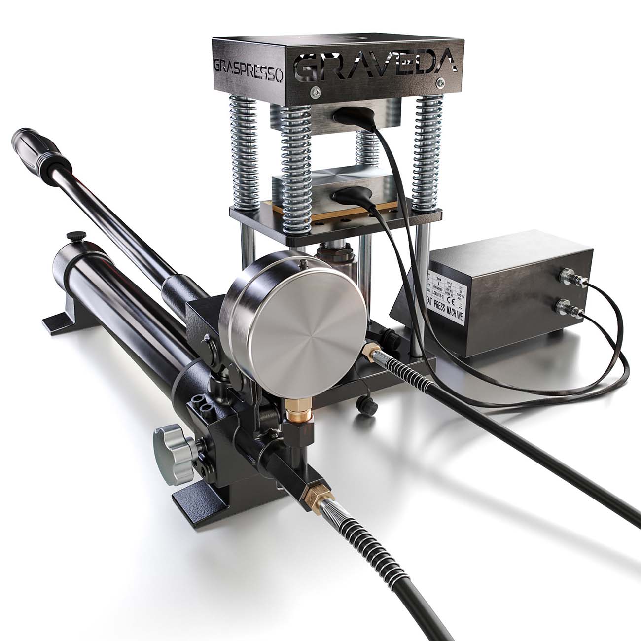 GRAVEDA Graspresso EPIC – Hydraulik Rosin Heißpresse (15 Tonnen)